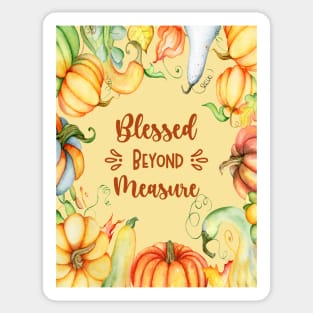 Blessed Beyond Measure Sticker